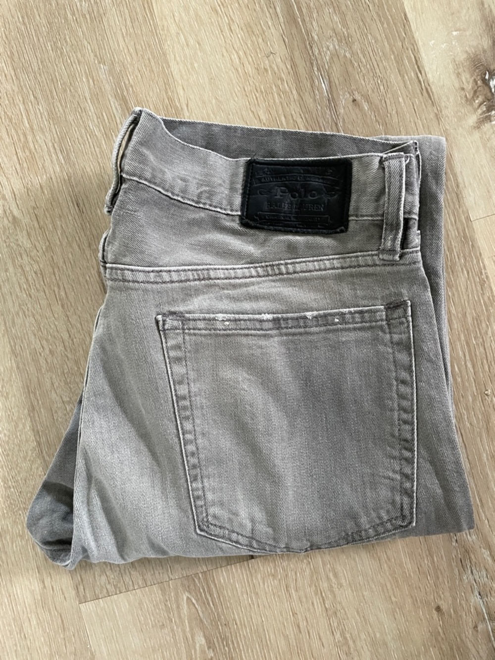 Polo by Ralph Lauren Men’s Slim Straight Gray Jeans, worn once.